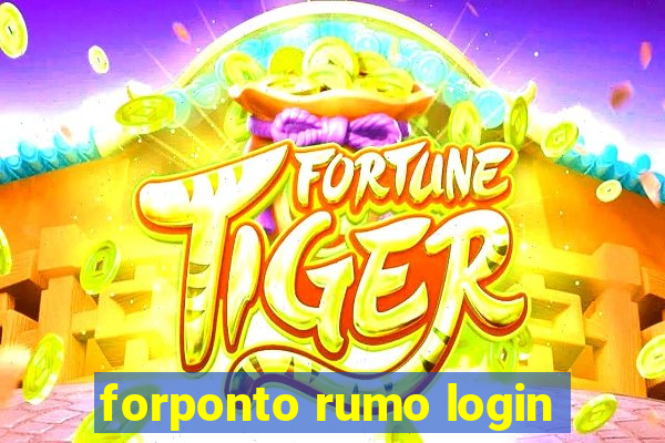 forponto rumo login